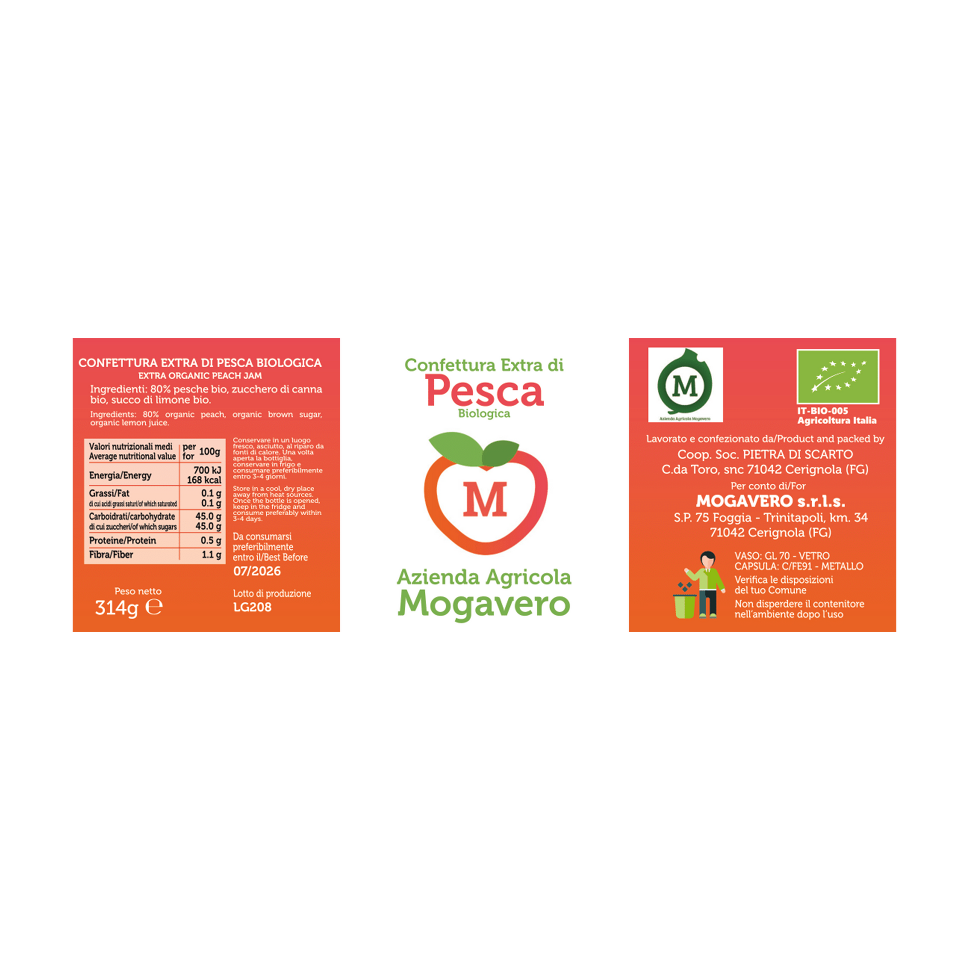 Confetture di Frutta - Pack da 6 - Bio