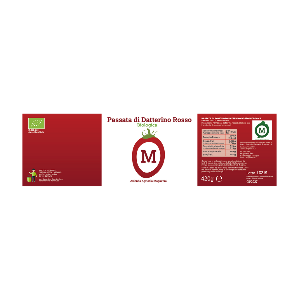Passata di Datterino - Pack da 10 - Bio